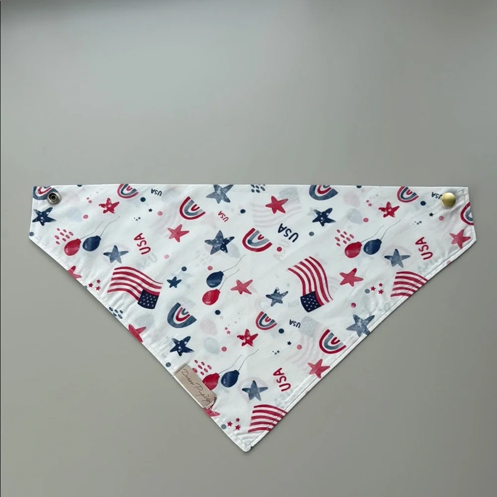 Patriotic Dog Bandana